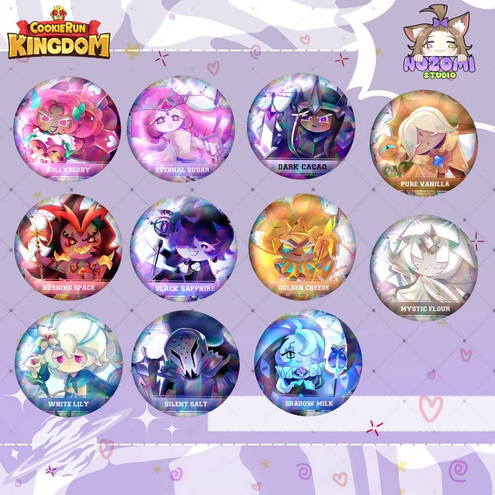 PIN HOLOGRAM COOKIE RUN KINGDOM