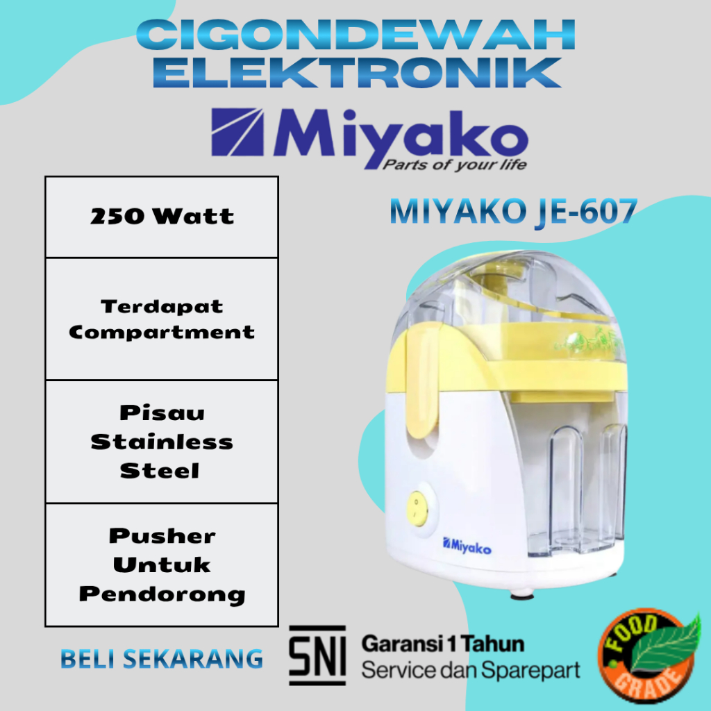 MIYAKO JUICE EXTRACTOR JE-607