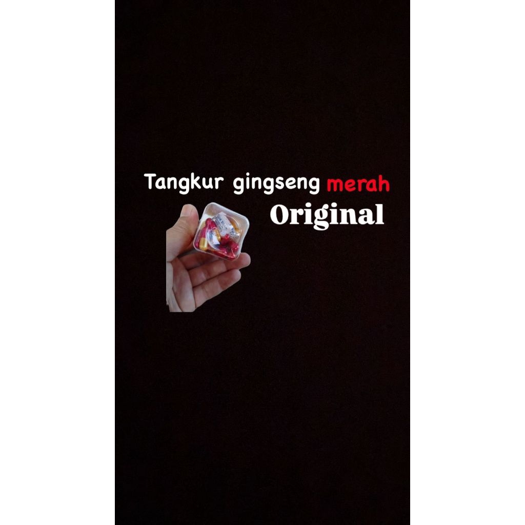 Tangkur Gingseng Kapsul Asam Urat Original 30 Kapsul