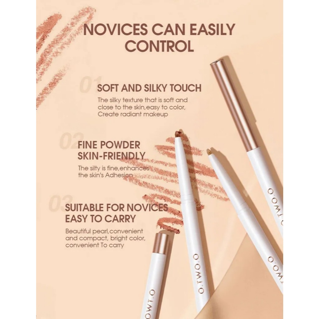 O.Two.O Otwoo Eyeshadow Eyeliner Lip Liner Stick 1020