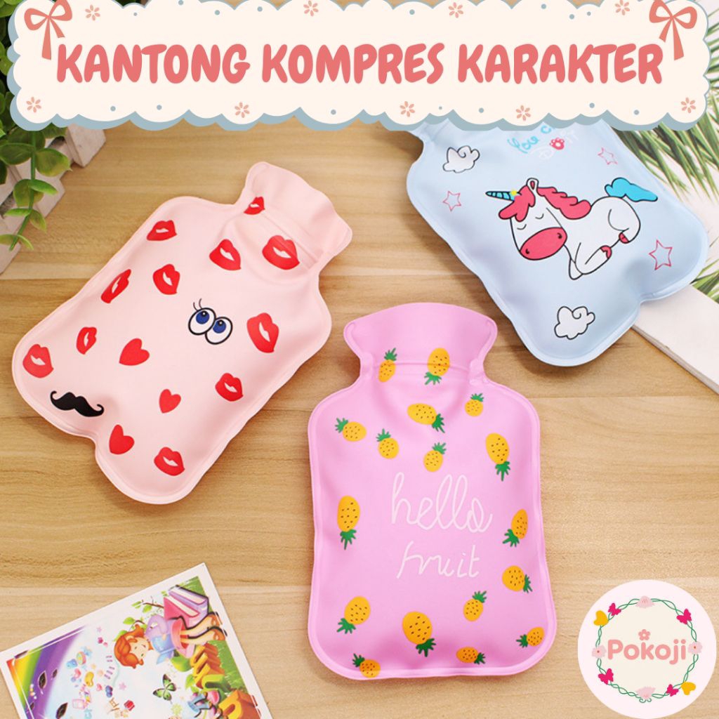 POKOJI Kantung Kompres Panas Dingin Karakter Lucu | Hot Cold Pack | Kompres Demam dan Nyeri Haid Hot