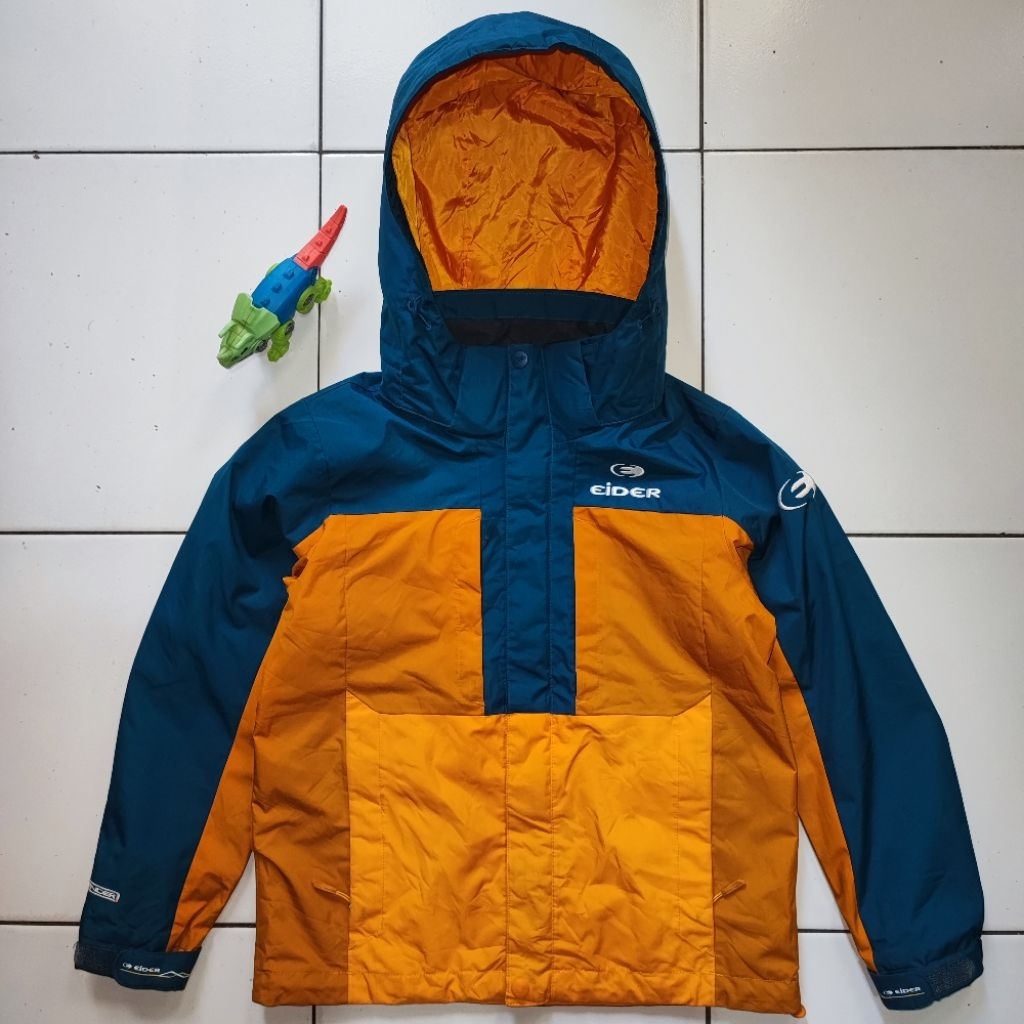 Jaket Outdoor Anak EIDER Defender Wind Series Colorblock Original 100% Preloved Second Branded Gunun