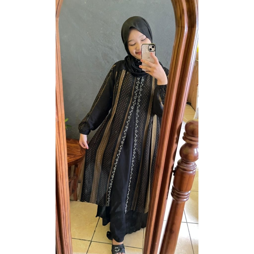 Gamis Abaya Jet Black