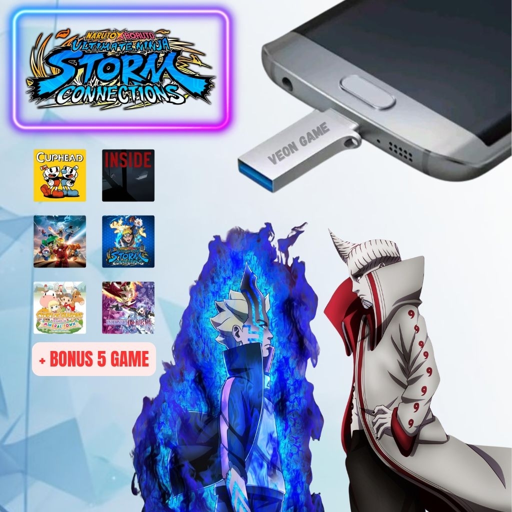 Flashdisk OTG PS3 NARUTO X BORUTO Untuk HP Android full offline