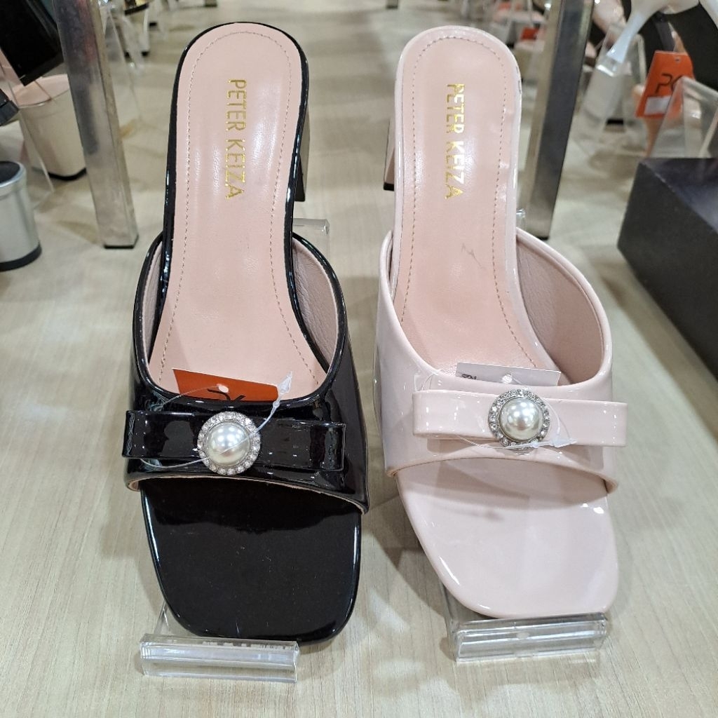 sandal wanita peter keiza heels 5 cm