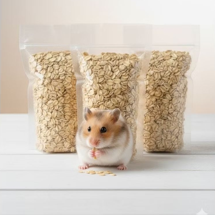 Rolled Oat Makanan Hamster organik 100g Makanan Bayi Hamster