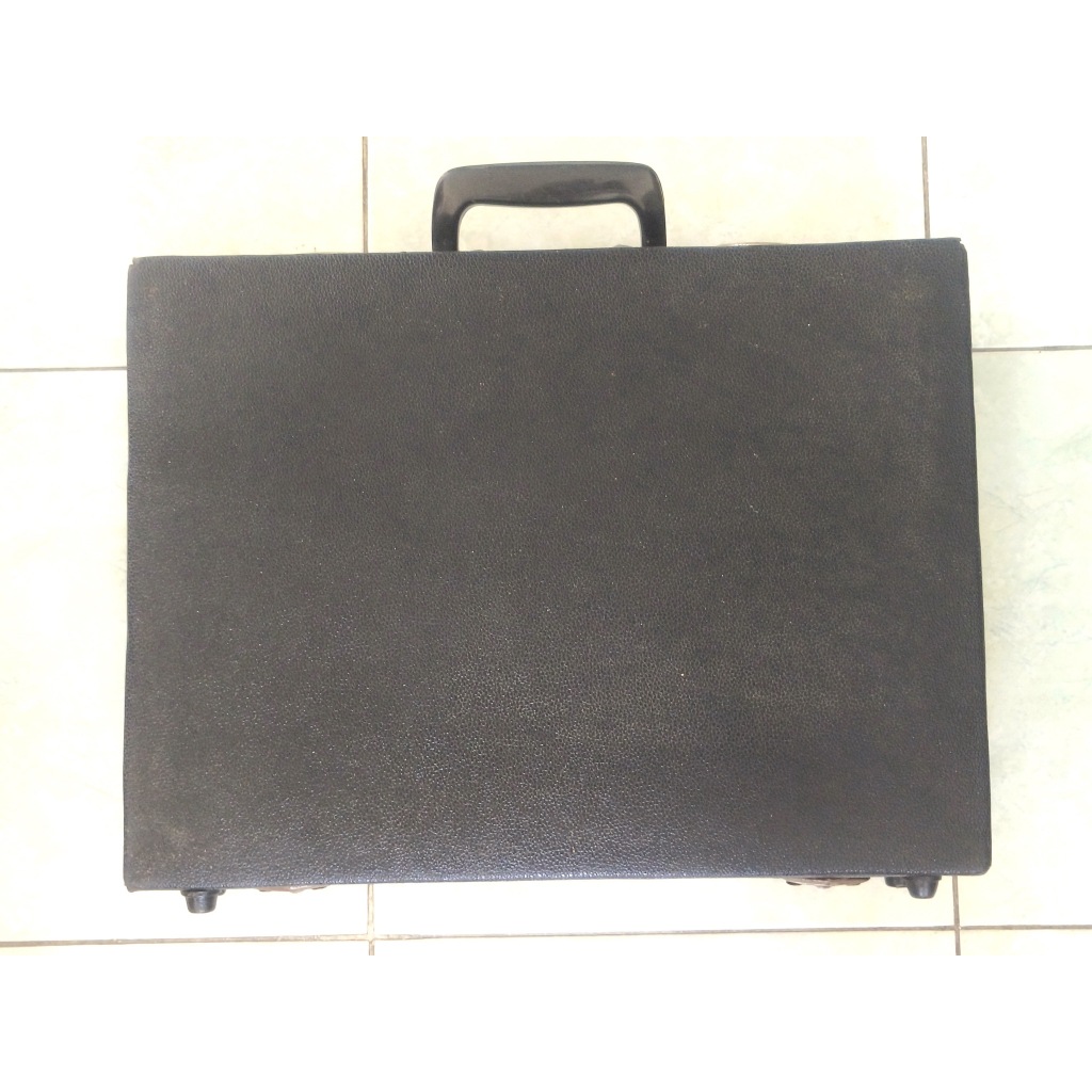 Koper Hitam Dokumen Hardcase Jadul Vintage