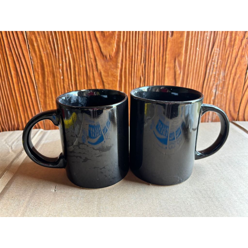 GELAS KERAMIK WARNA HITAM / CANGKIR HITAM / GELAS MINUM MURAH