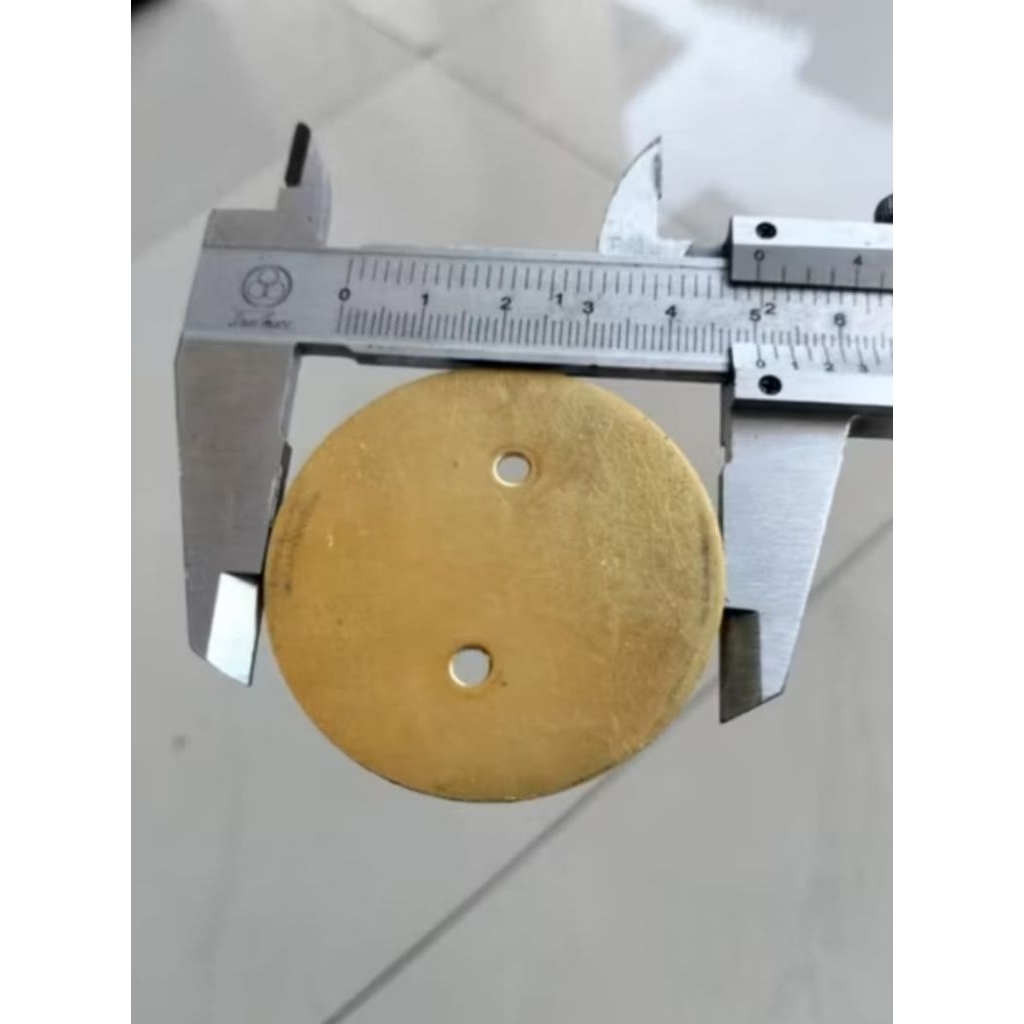 COIN CARBU / GOBANGAN LIDAH THORTLE BODY AVANZA/XENIA/GRAND  MAX DIAMETER 50 MM (KUNINGAN ASLI)