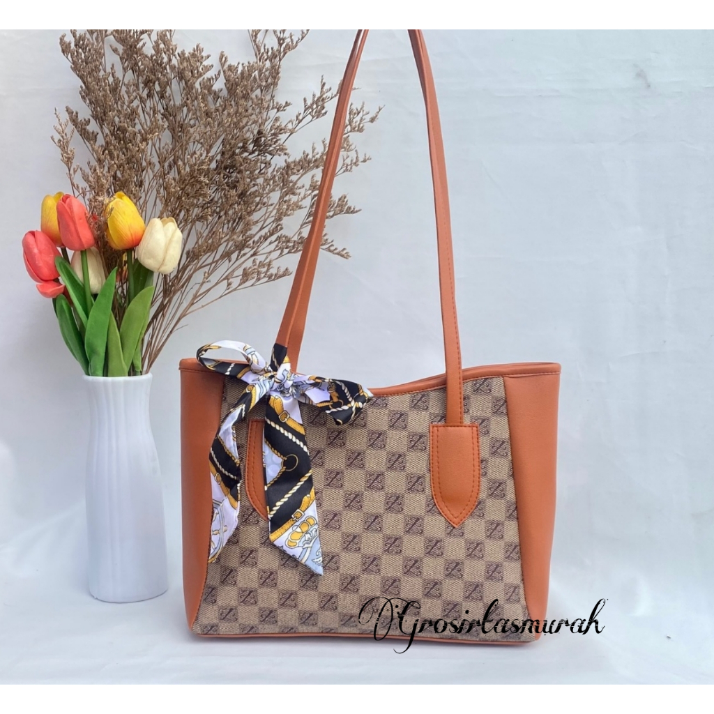 GROSIRTAS-Totebag wanita Zheeta | Totebag terkini | Totebag Kuliah & kerja | Totebag viral Tik tok |