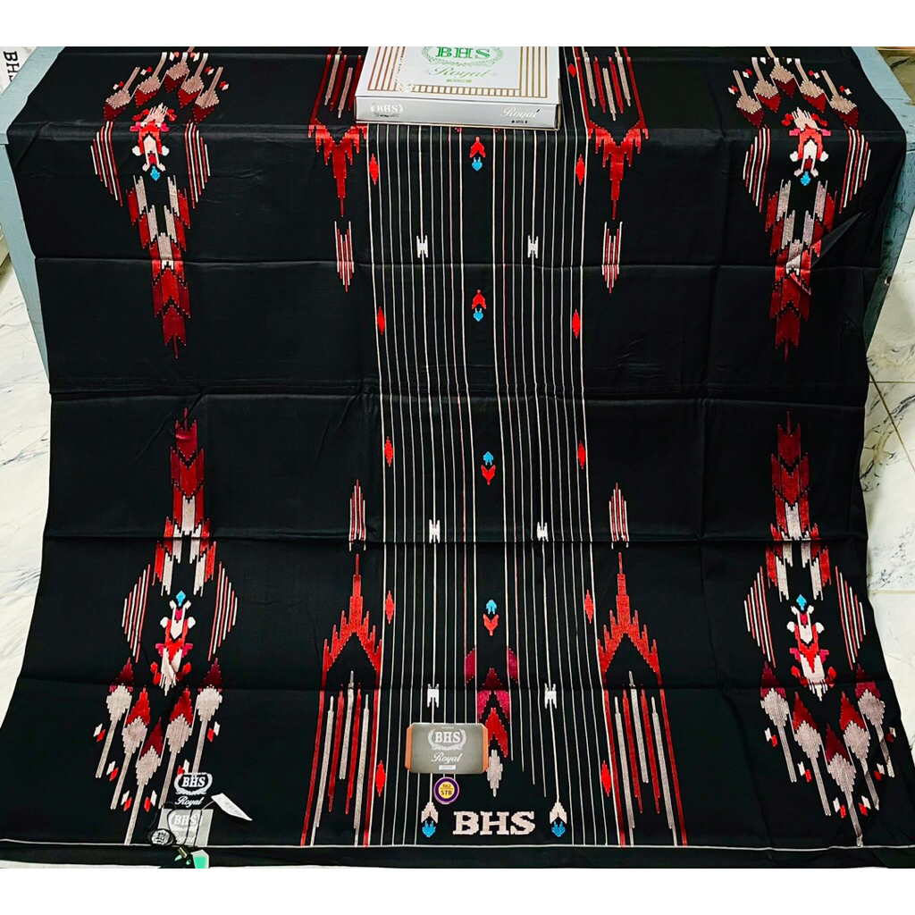 BEST SELLER - SARUNG BHS ROYAL STB/STA/SGF/SGB GRADE SILVER KWALITAS NOMER 2 BLACK SERIES HITAM EMAS