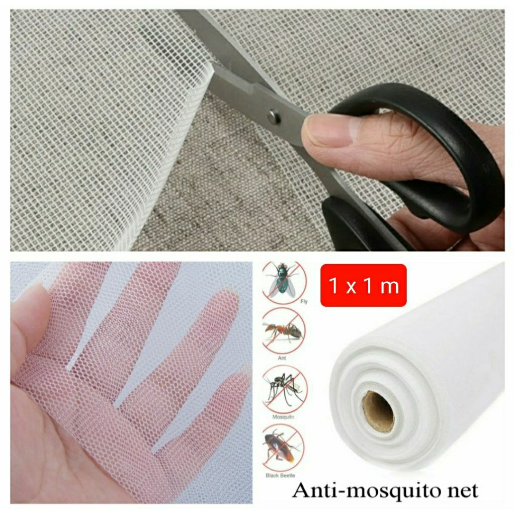 Kasa Kawat Nyamuk PP Nano Jaring Kelambu Tirai Jendela Penutup Ventilasi Kamar
