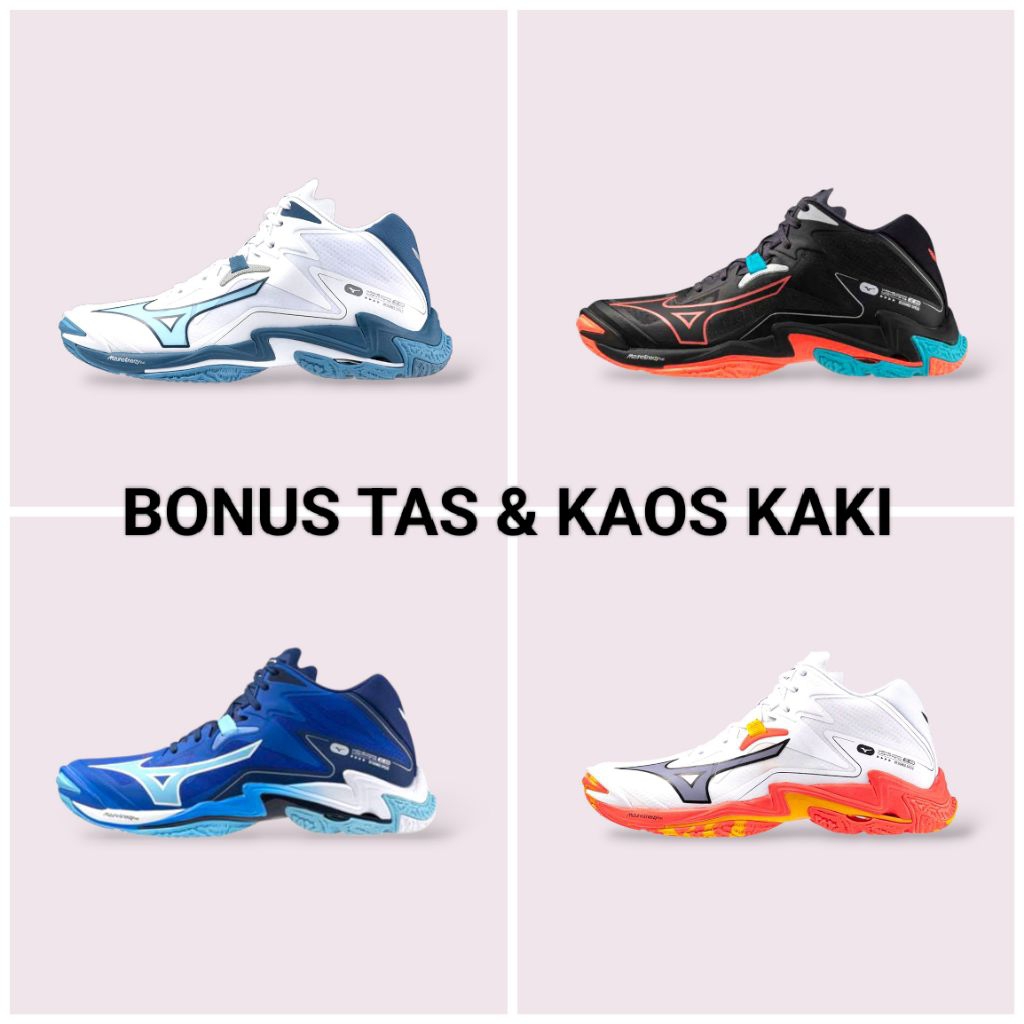 Sepatu Volly Mizuno Z8 Import Super Premium Sepatu Voli Mizuno Wlz 8 Terbaru Sepatu Voly Mizuno Bonu