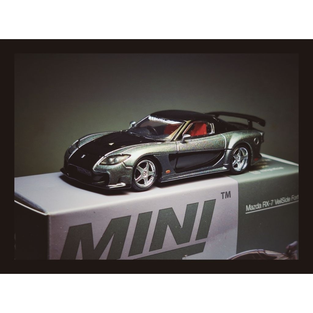 MINIGT MAZDA RX7 VEILSIDE GRAY