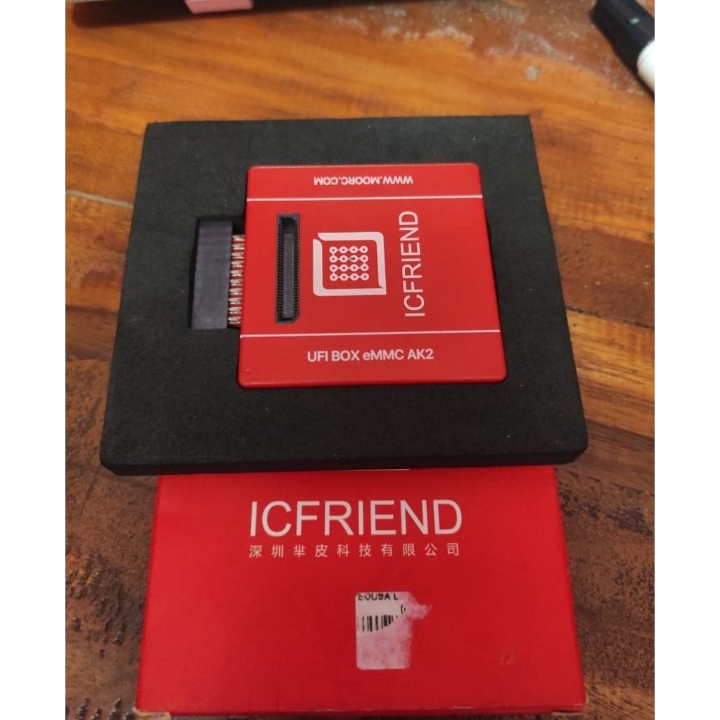 Adapter converter android king ufi box emmc AK2(bekas)