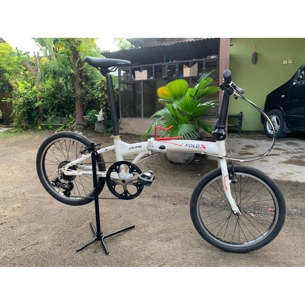 sepeda lipat merk fold x viking