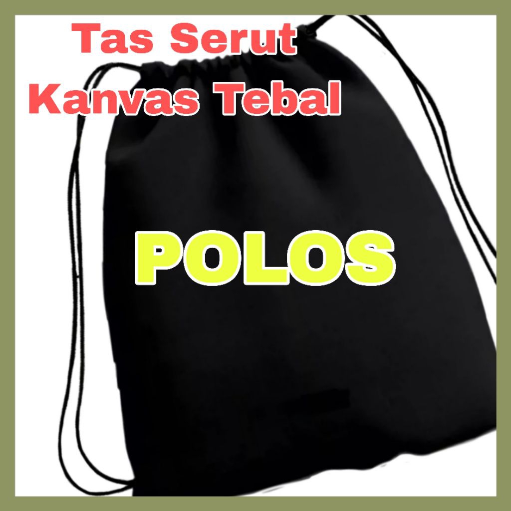 TAS SERUT KANVAS TEBAL POLOS PARTAI GROSIR