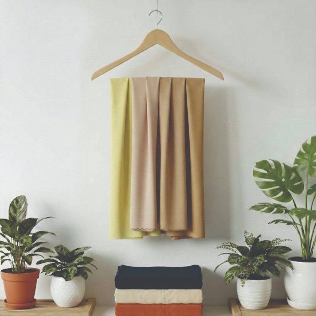 Hijab Segi Empat Voal Syar'i Lasercut 130x130 Putih Cream Warna Netral