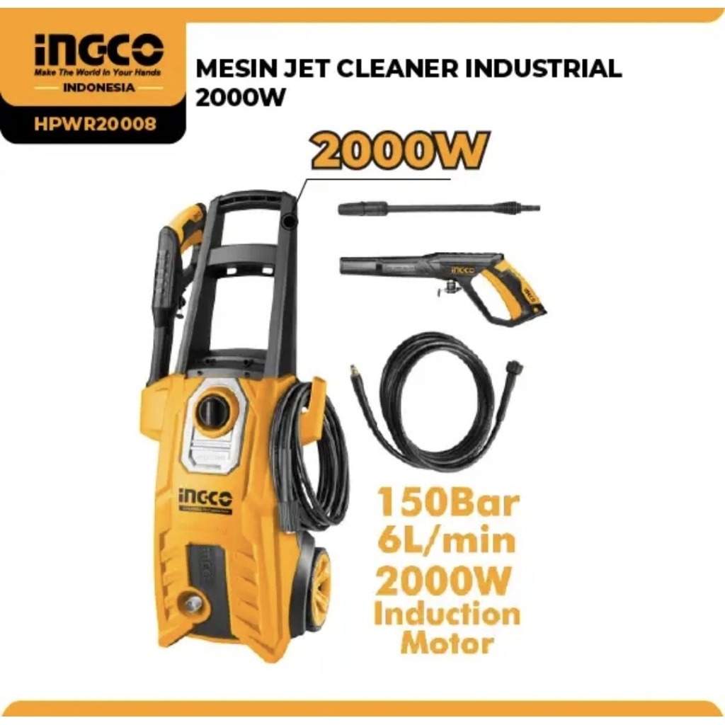MESIN JET CLEANER INDUSTRIAL 2000W HPWR20008 INGCO