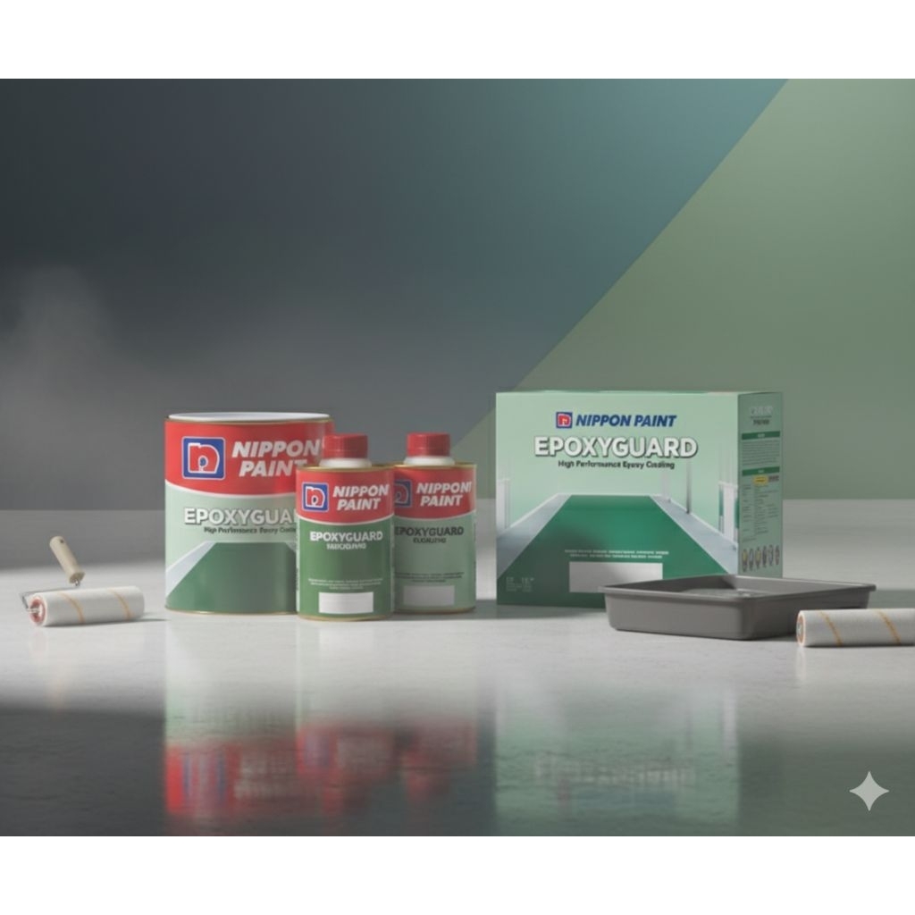 Nippon Pain Epoxy Guard Cat lantai epoxy High Performance Coating Kualitas terbaik