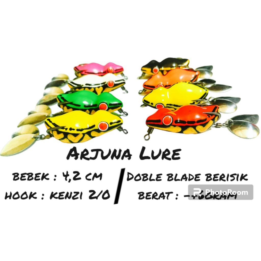 SOFT FROG DOUBLE BLADE BERISIK 4,2 CM ARJUNA LURE