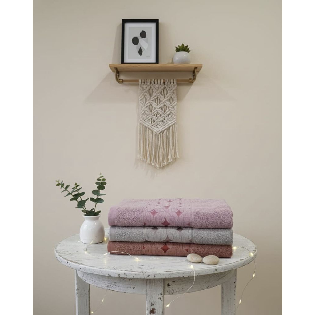 HANDUK DEWASA TERRY TOWEL MOTIF BINTANG