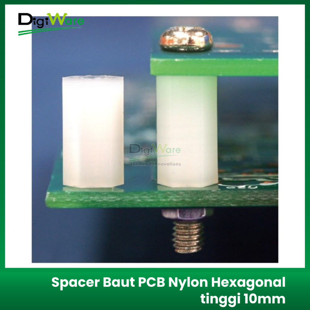 Spacer Baut PCB Nylon Hexagonal 10mm | Spicer PCB 10mm