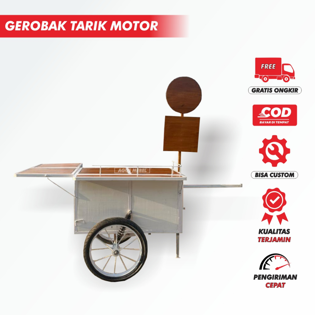 GEROBAK TARIK MOTOR [TERMURAH]