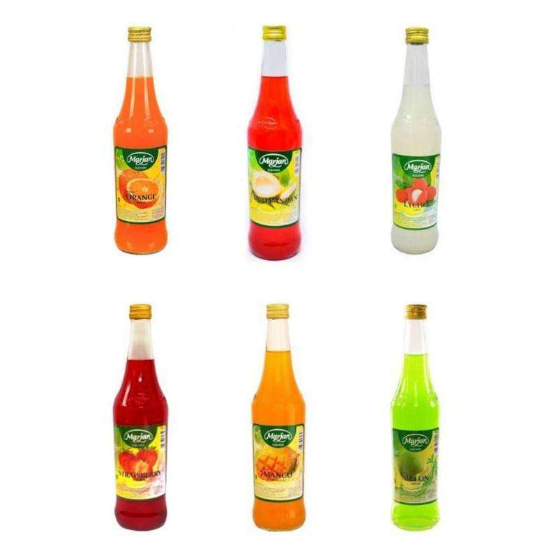 Marjan Squash Sirup 450ml All Varian Rasa / Sirup Marjan Squash Mangga/orange/leci/cocopandan [450 m