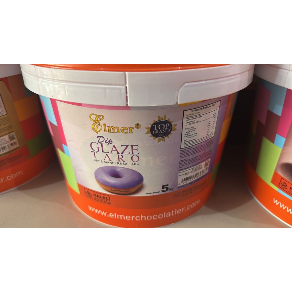 ELMER GLAZE TARO 5KG. ELMER DIP GLAZE TARO PAIL 5KG