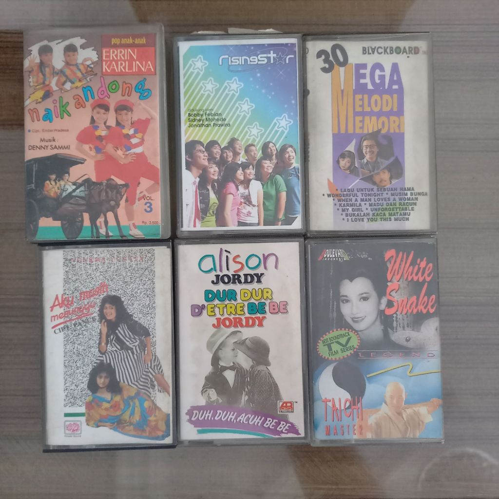Kaset Pita Kumpulan Lagu Indonesia / Cassette Tape Koleksi Lagu Lagu Indonesia / Lagu Anak Jadul / L