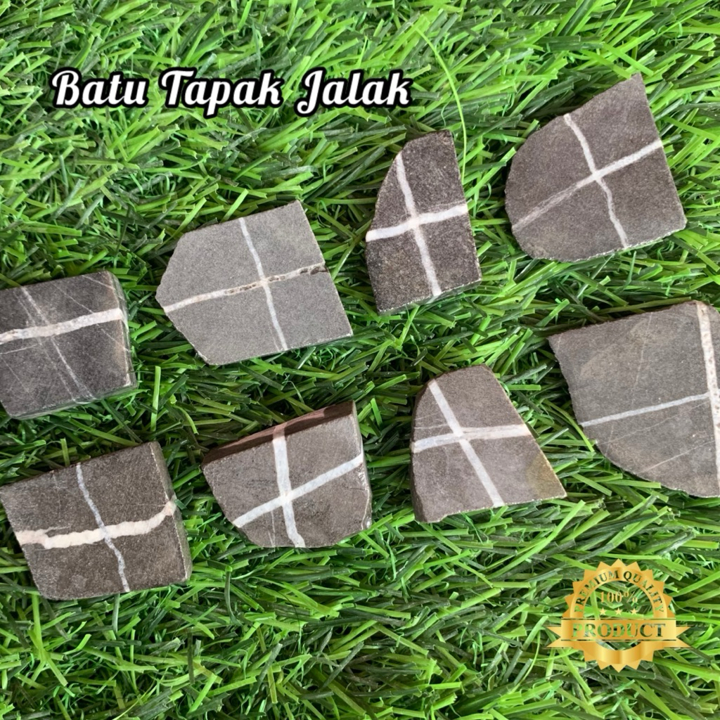 Bahan Batu Tapak Jalak Asli Natural / Bongkahan Batu Tapak Jalak / Lempengan Batu Tapak Jalak