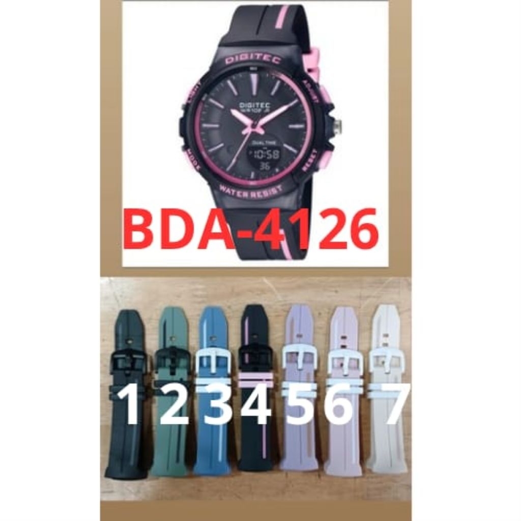 Tali Karet Jam Tangan Digitec BDA-4126