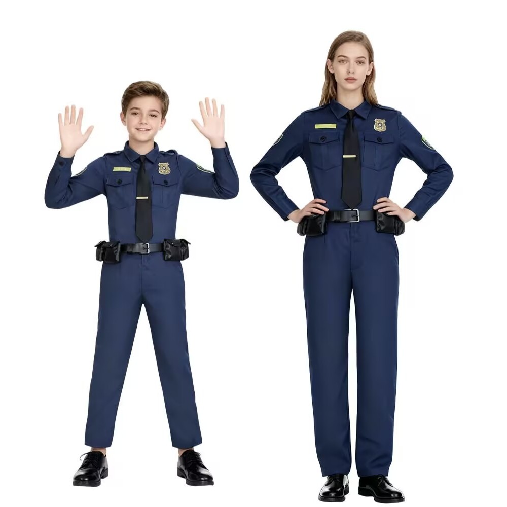 Zootopia Cosplay Costume Rabbit Police Officer Judy Nick Fox Children Adult Cosplay Costume