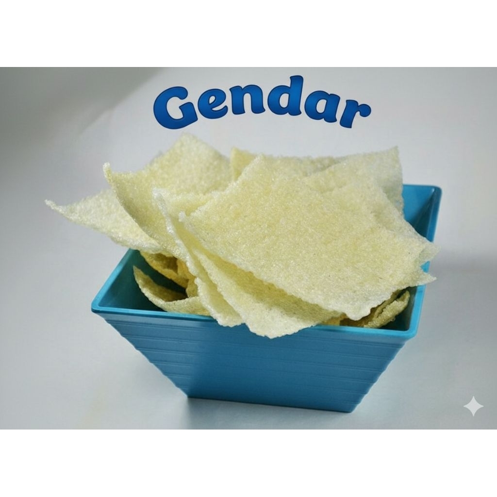 Kerupuk gendar 20pcs kerupuk gendar mentah gendar nasi cemilan jadul keripik gendar kerupuk gendar m