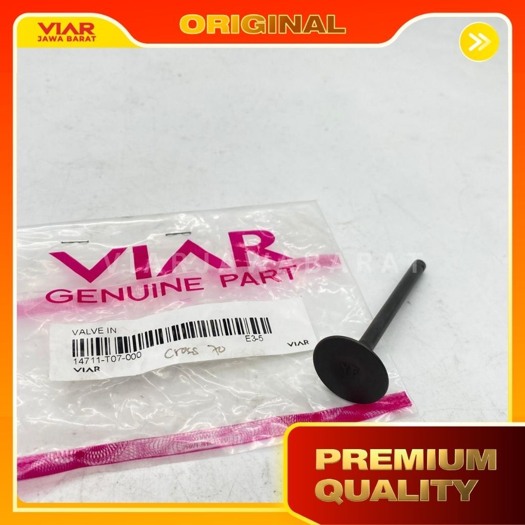 Klep Masuk Viar Cross X 70cc / Valve In Viar Cross X 70cc / Sparepart Original Viar 14711-T07-000