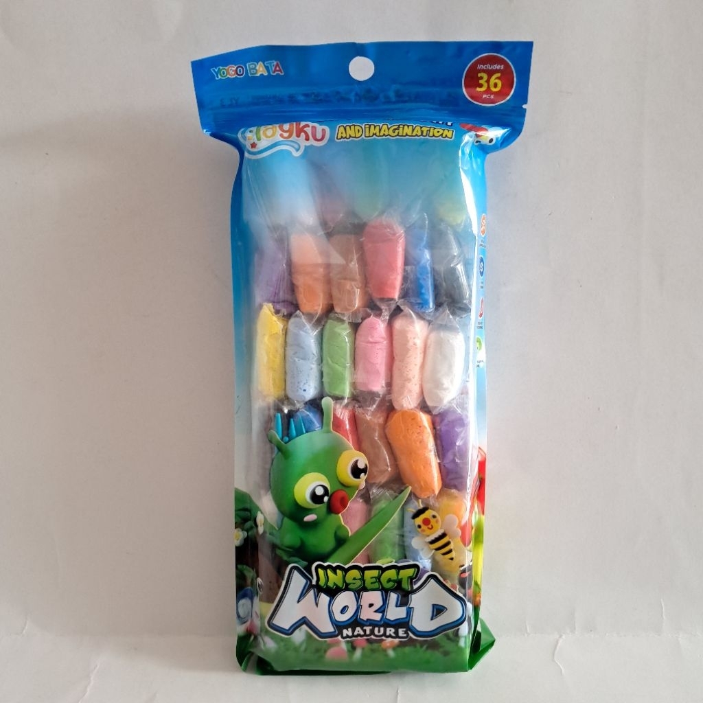 Clay polymer mainan anak bentuk isi 36