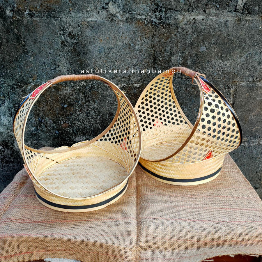 KERANJANG PARSEL BUAH | SELENA | keranjang buah | hantaran | seserahan | hampers | kerajinan bambu