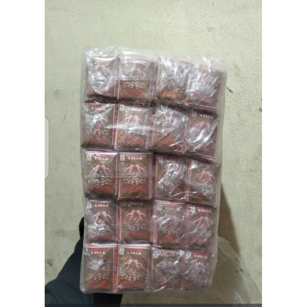 1 ball isi 10 pack / 100 pcs teh 2 tang tubruk kemasan kecil harga murah grosir bandung