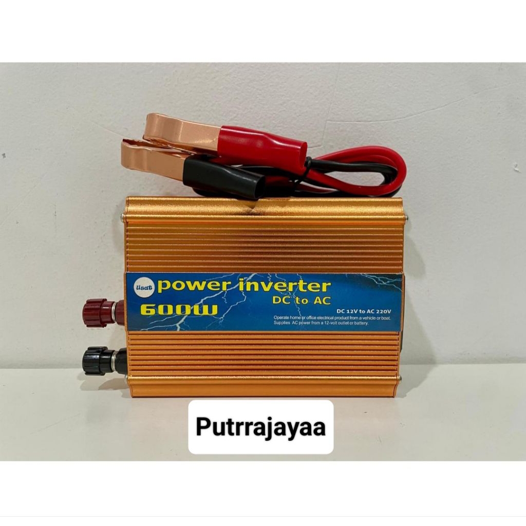 inverter 600W DC 12 Volt to AC 220 Volt USAT ORI / Inverter 12 Volt to 220 Volt 600 Watt Usat