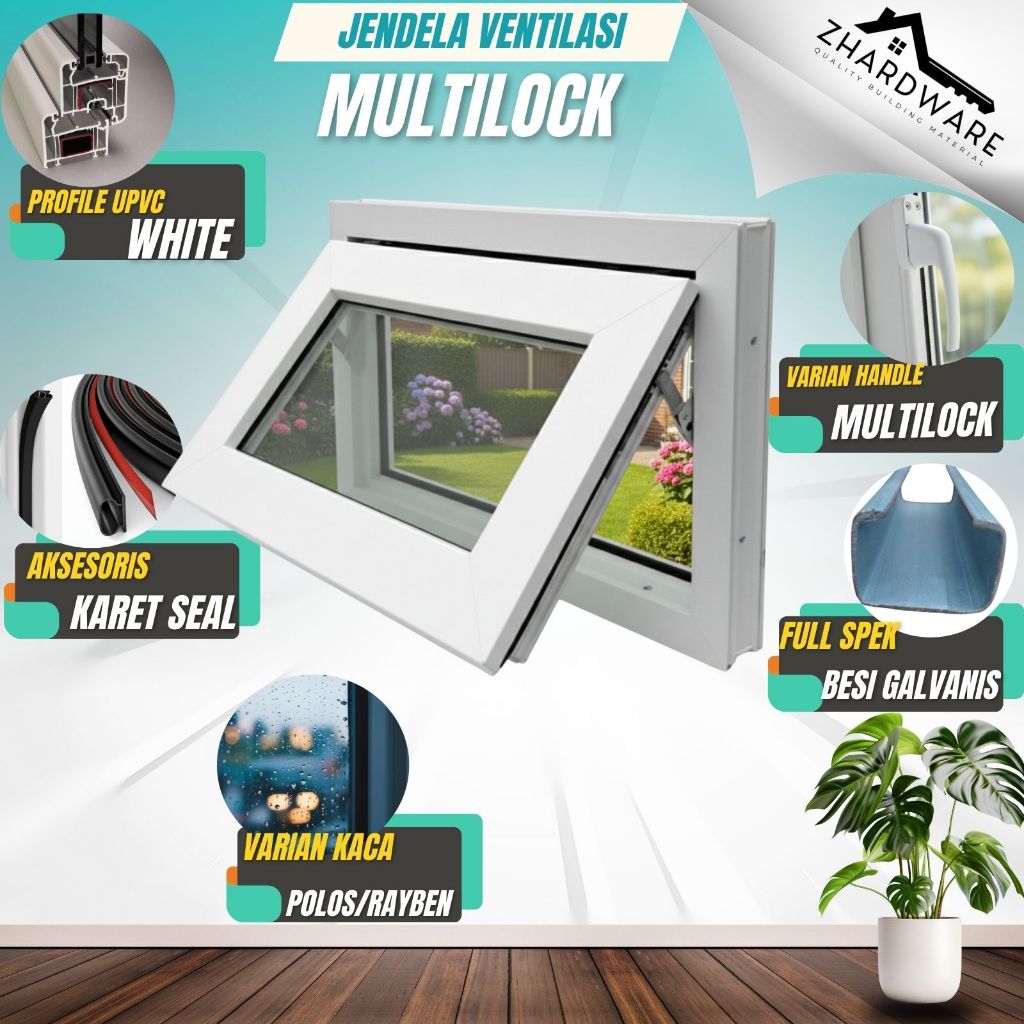 Jendela Ventilasi Multilock