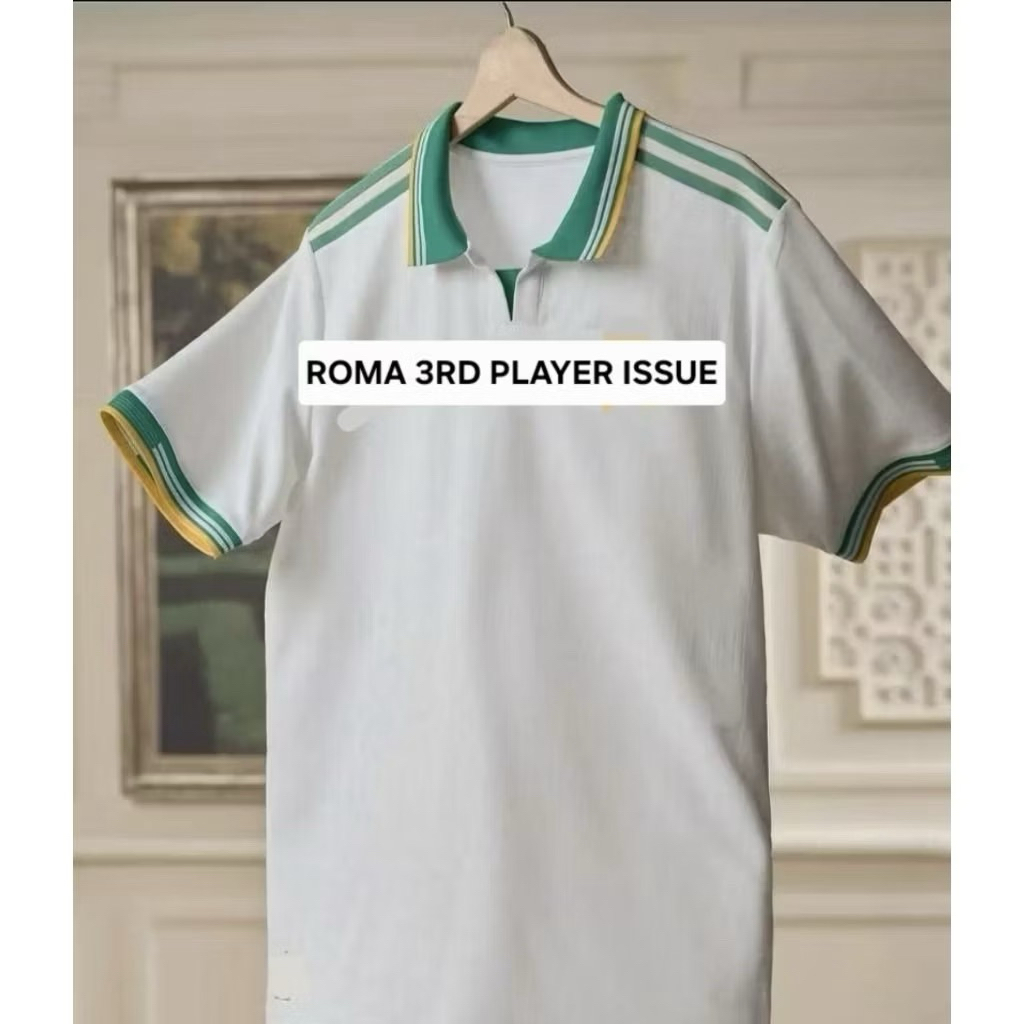 Jersey Bola asRoma Away musim 2024-2025 logo 3Rd