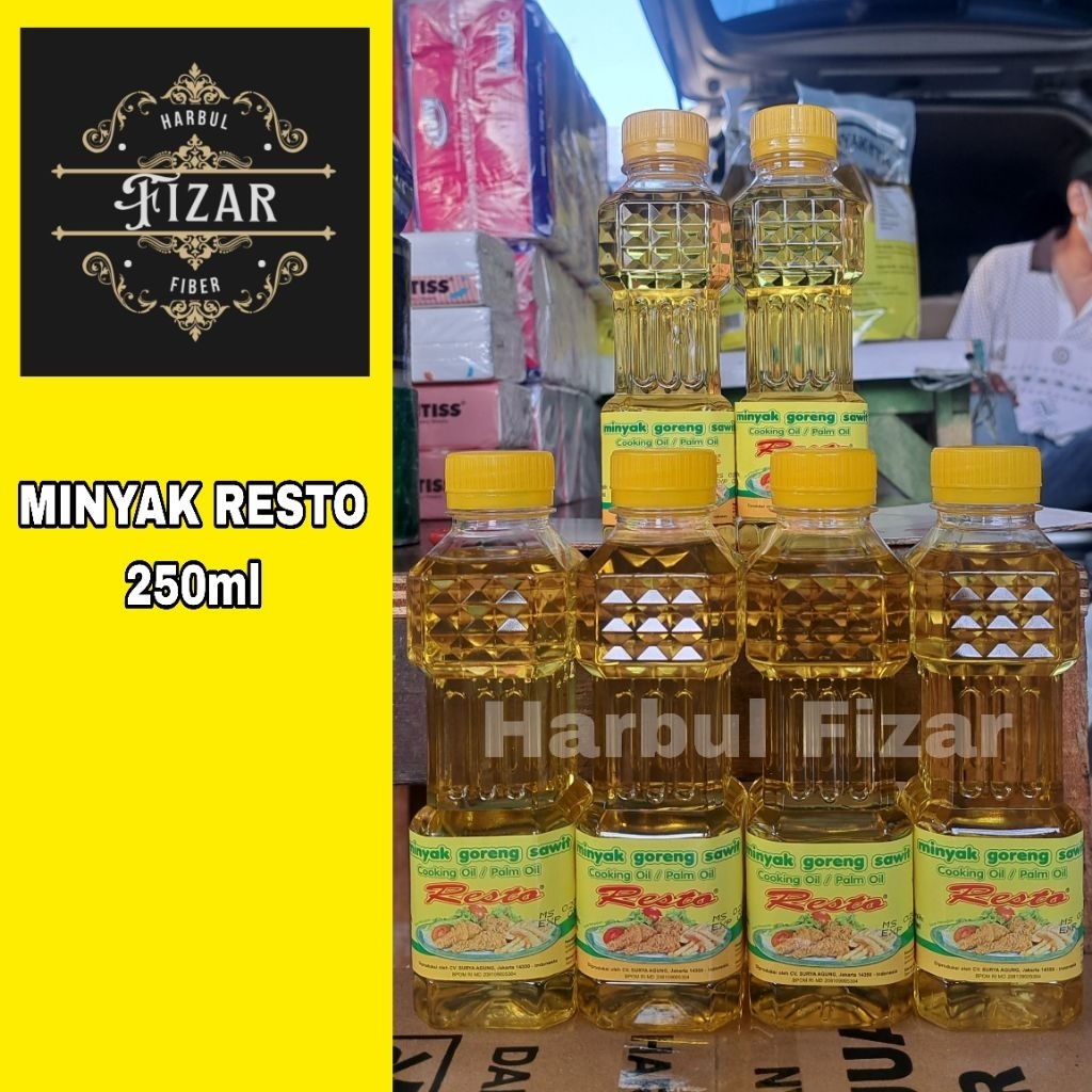 PROMO MINYAK GORENG RESTO 250ml MINYAK KELAPA SAWIT MURAH KEMASAN BOTOL 250ml