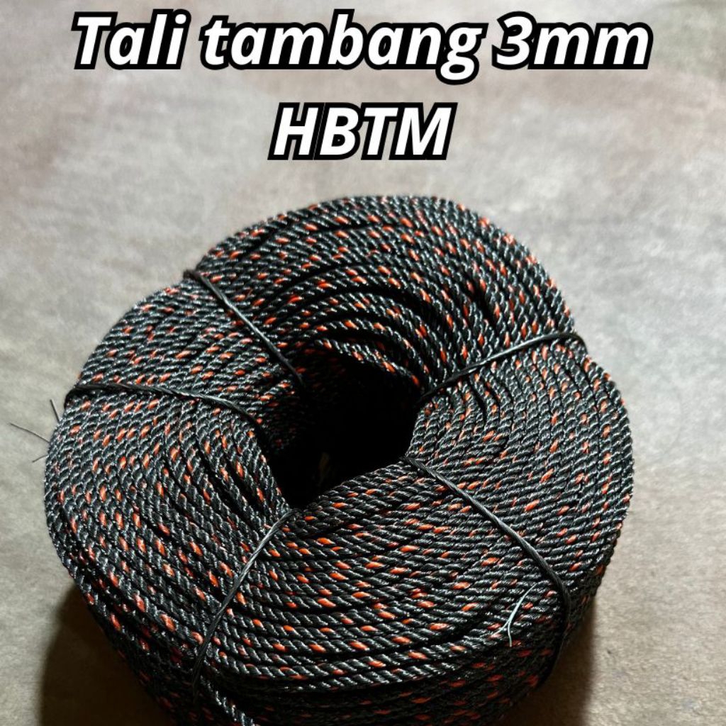 tali tambang 3 mm hbtm 200 meter