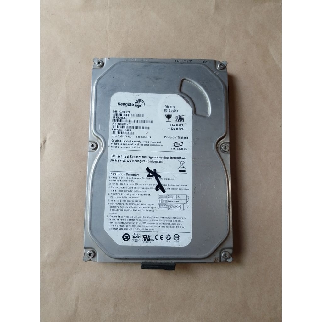 hardisk internal ps2 ide sudah terisi game