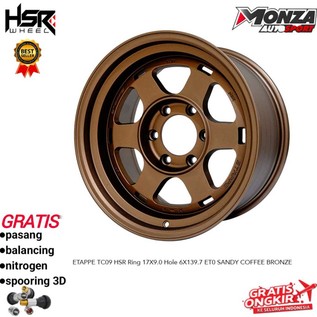 Velg mobil Pajero Fortuner Triton Ring 17 HSR Ettape