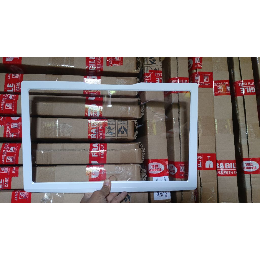 Rak tengah rak kaca rak mika kulkas Polytron 1 dan 2 pintu