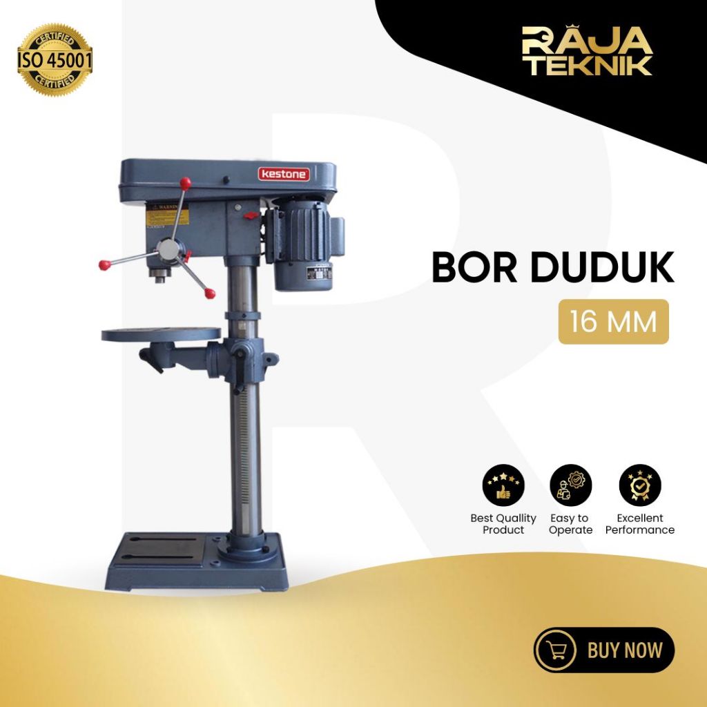 Bor Duduk 16 MM - Bench Drill - Mesin Bor Duduk Listrik