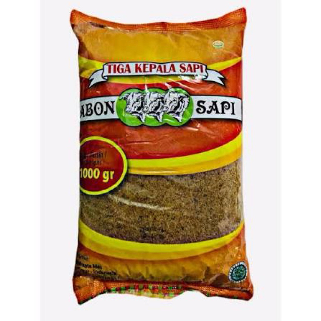 Abon Sapi Tiga Kepala Sapi 1 kg Ready