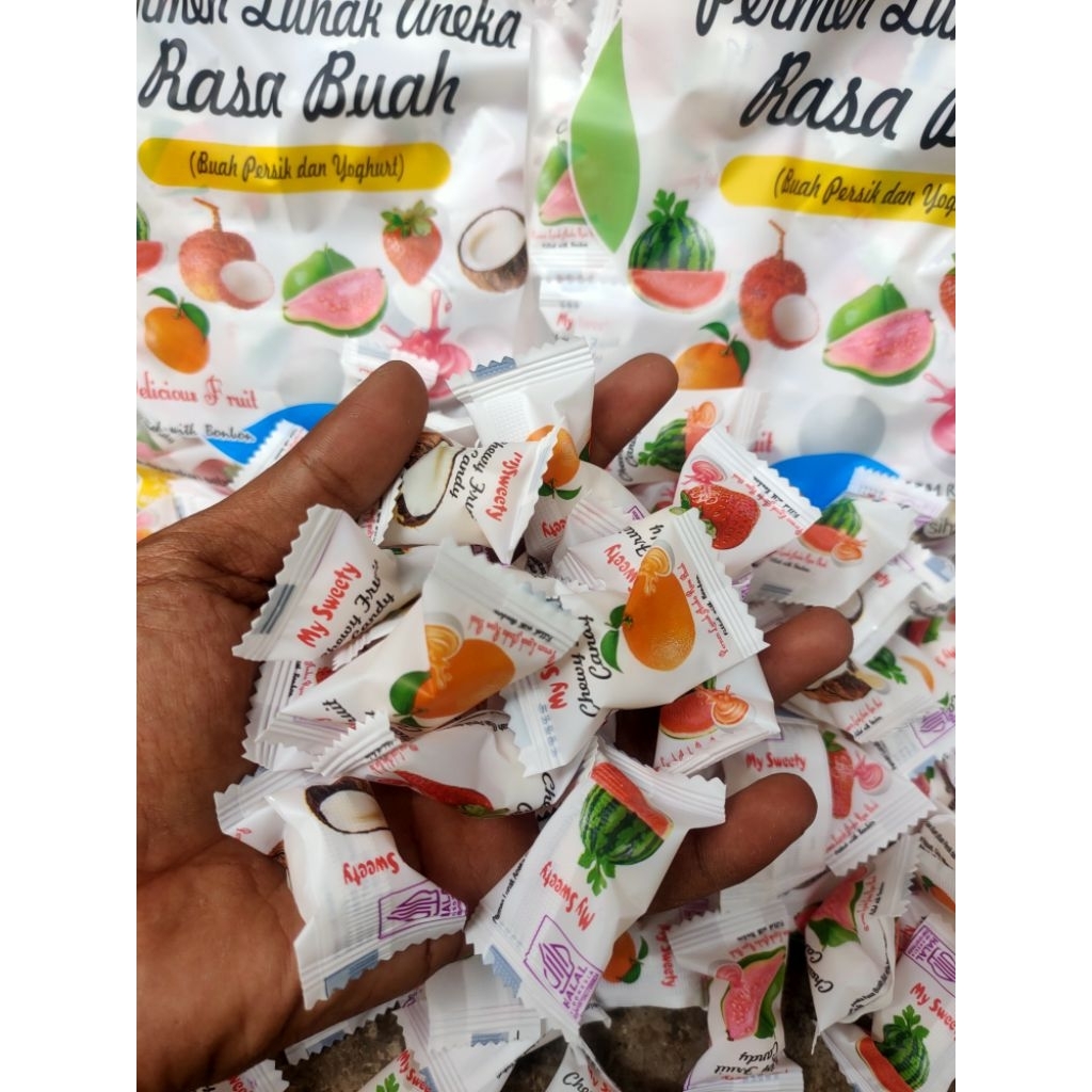 PERMEN LUNAK/PERMEN ANEKA RASA/PERMEN RASA BUAH BUAHAN